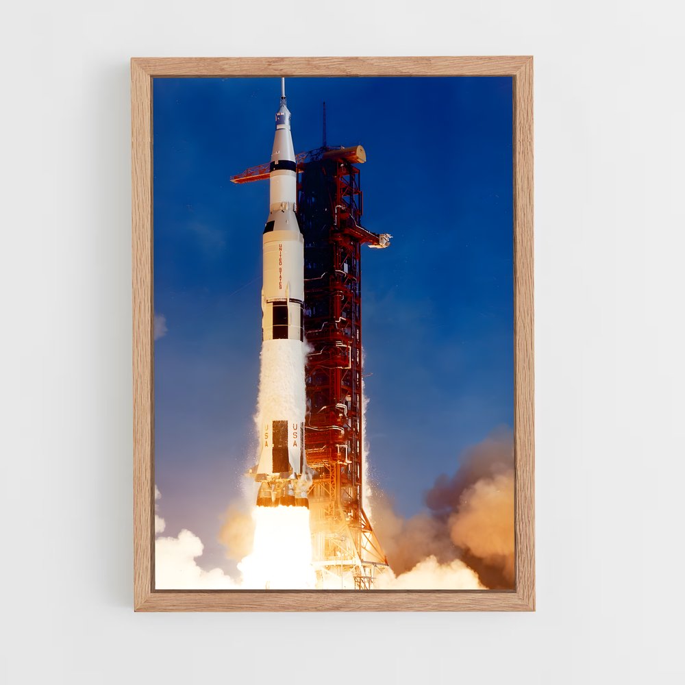 Poster Mission Lunaire – affiche Missions spatiales (vue 4)
